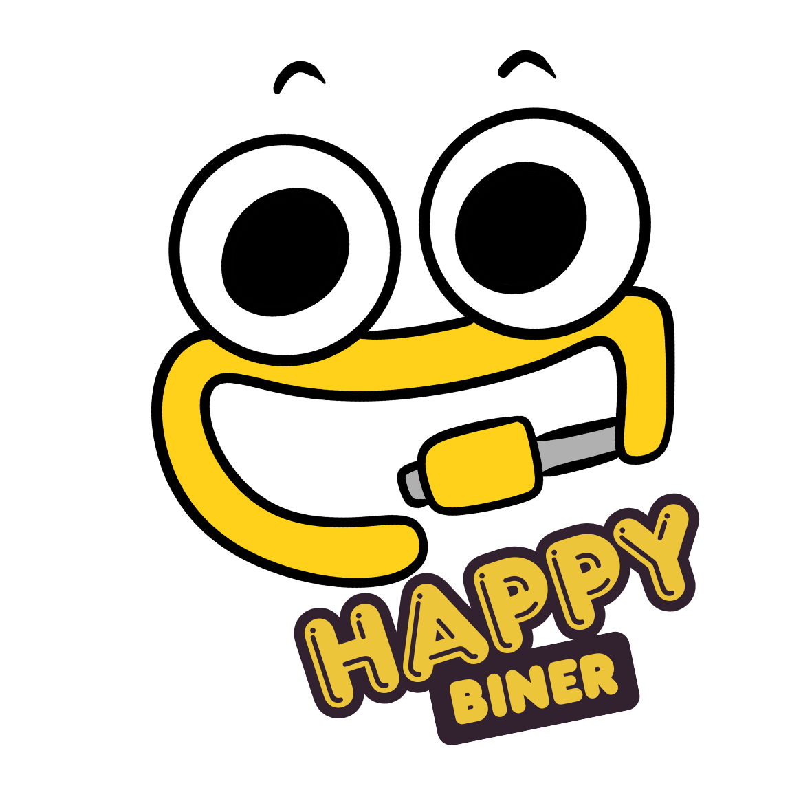 Happy Biner 5-Pack Emoji Stickers