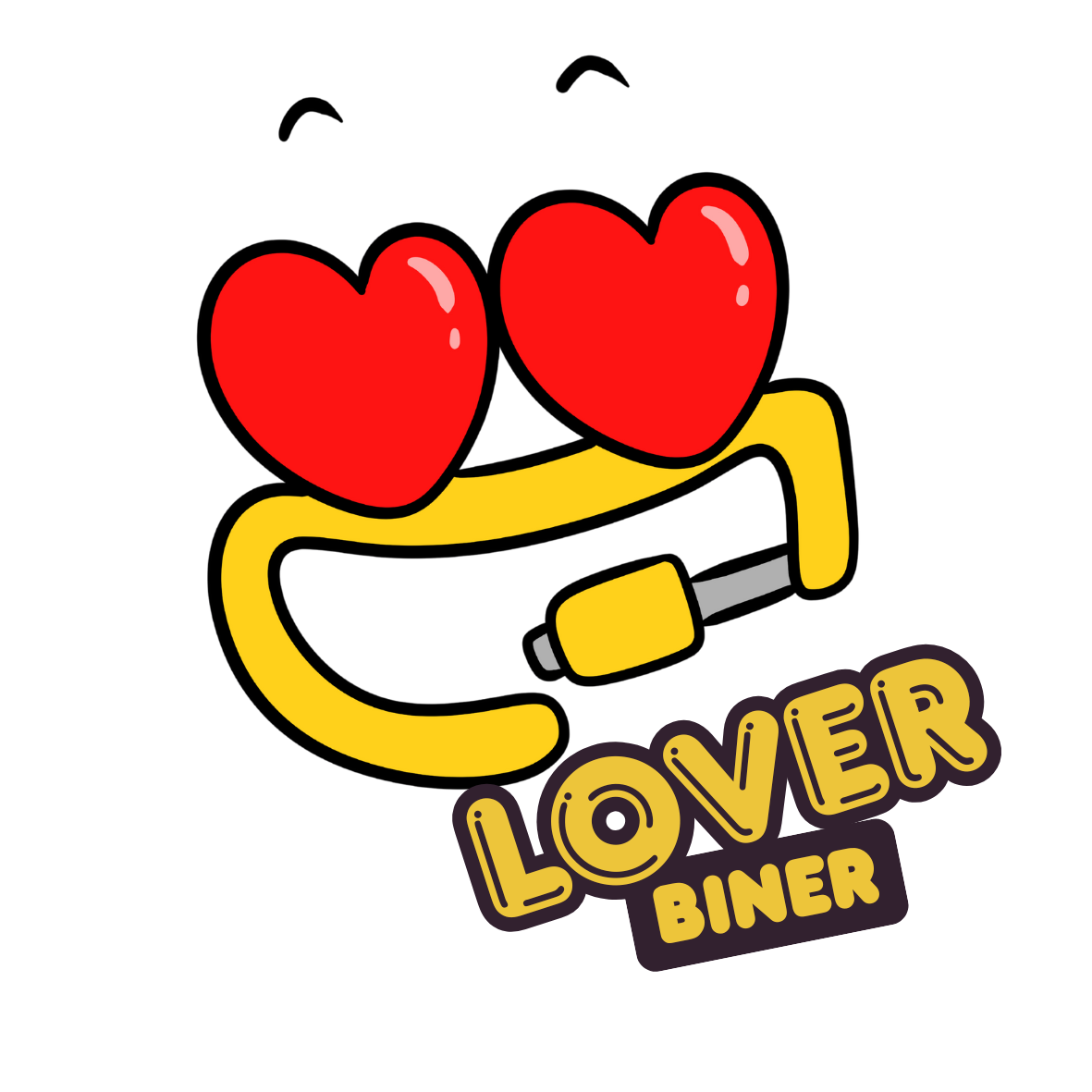 Happy Biner 5-Pack Emoji Stickers
