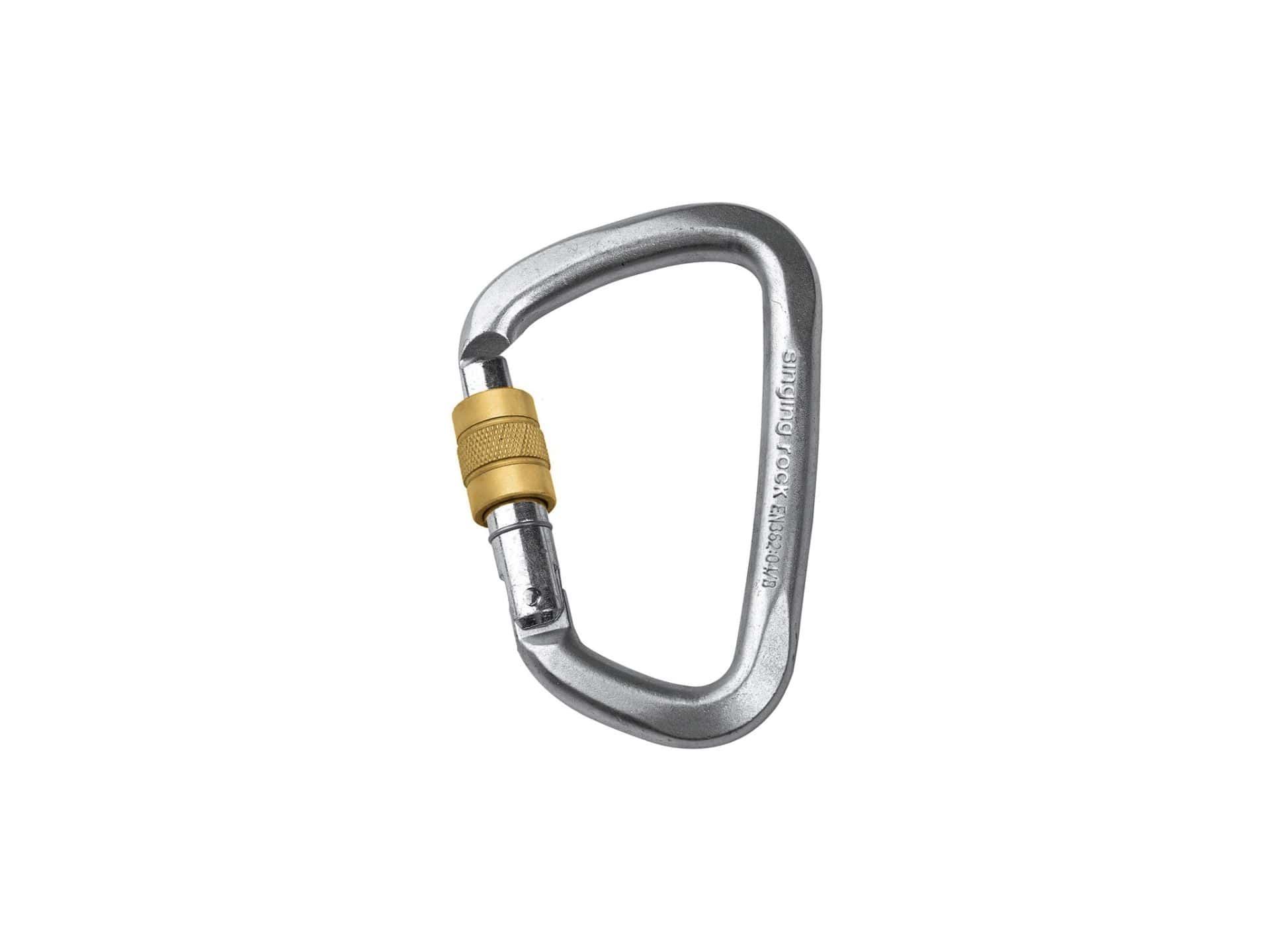 Singing Rock Steel Screw Carabiner - Happy Biner