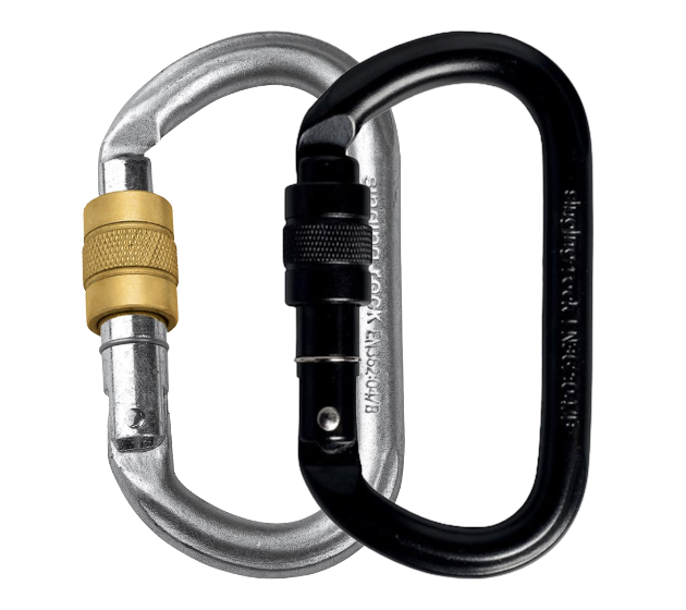 Singing Rock Oval Steel Screw Carabiner