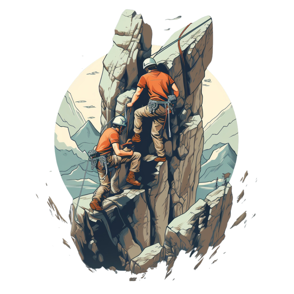 Happy Biner Climb Original Tee