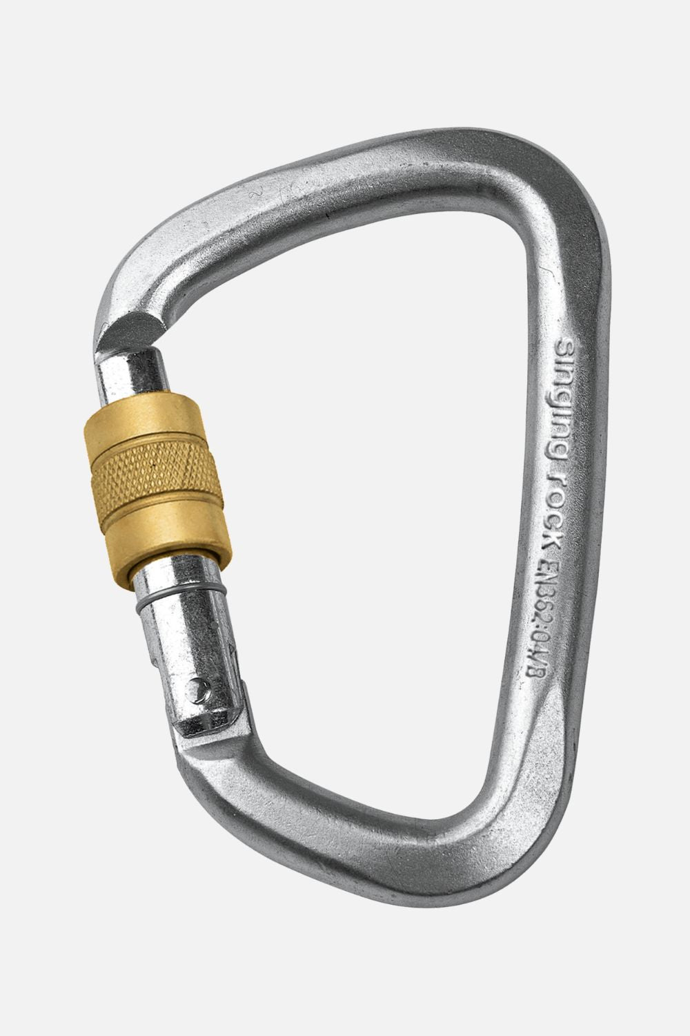 Singing Rock Steel D Screw Carabiner