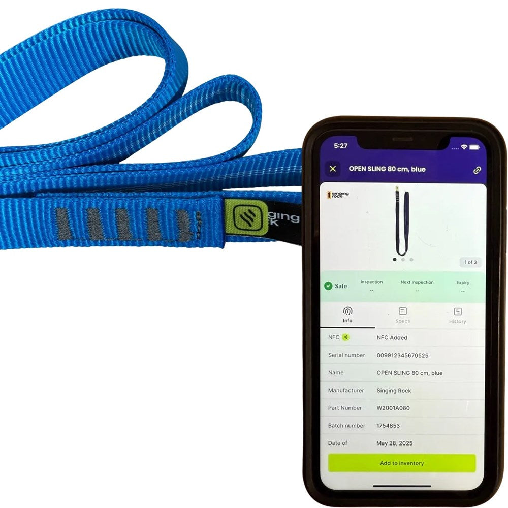 Singing Rock Sling 16mm + Scannable Tags