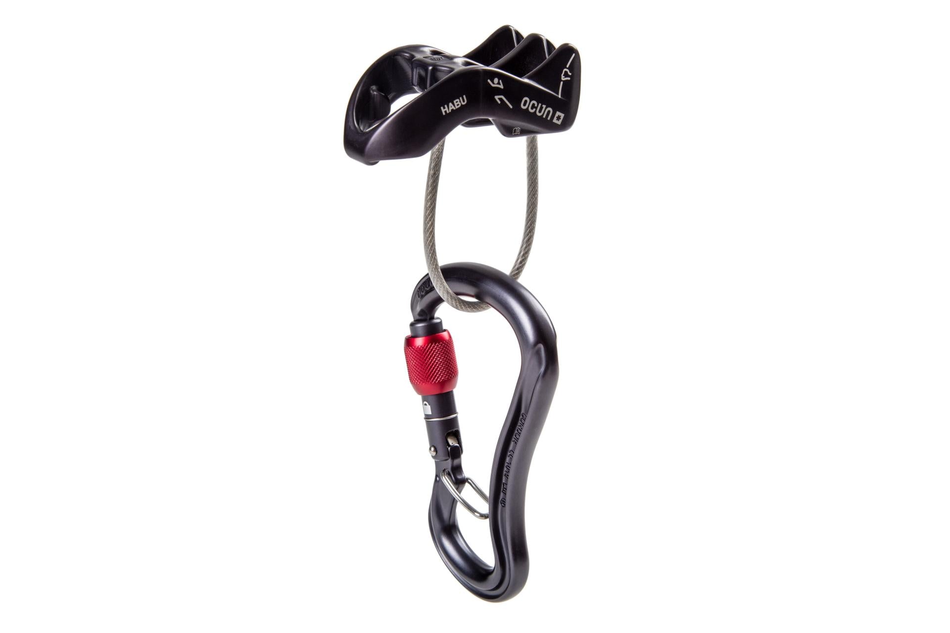 Ocun Habu and Condor Screw Belay Set
