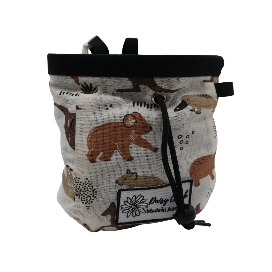 Daisy Climb Chalk Bag - Aussie Animals