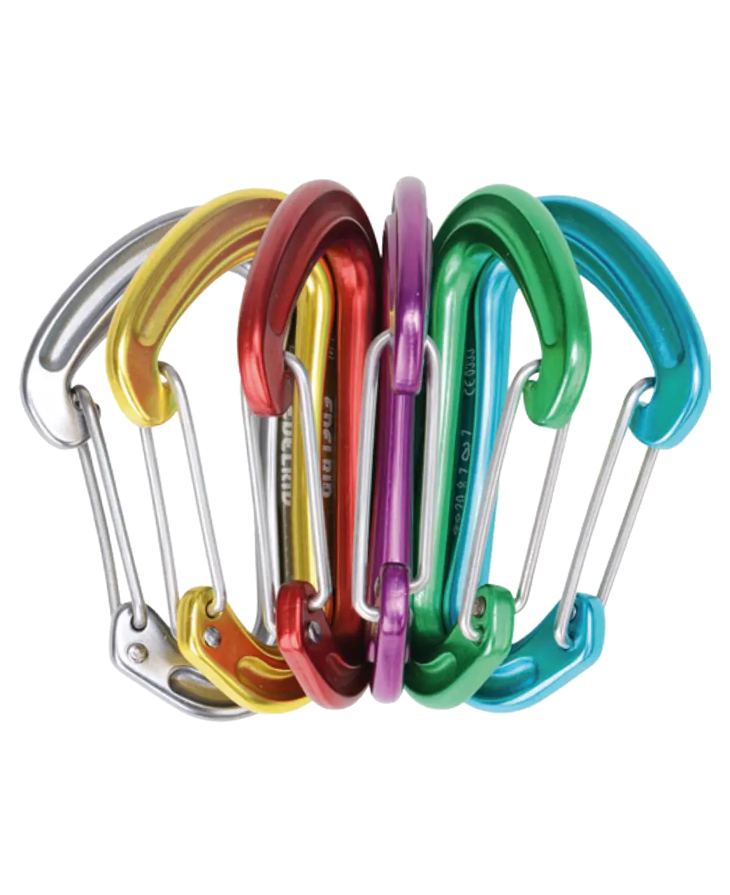 Edelrid Nineteen G Carabiner - 6 Pack