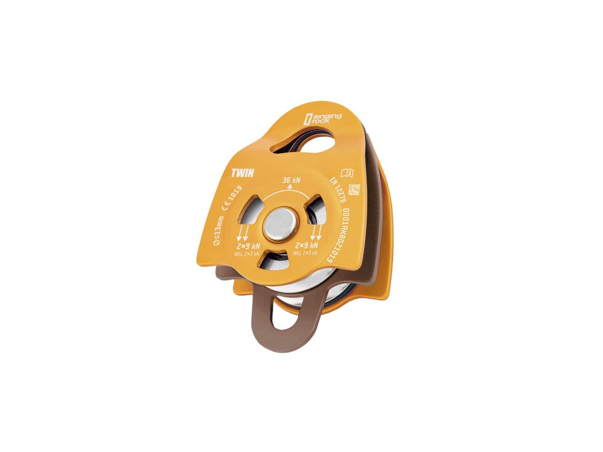Singing Rock Twin Pulley - Happy Biner