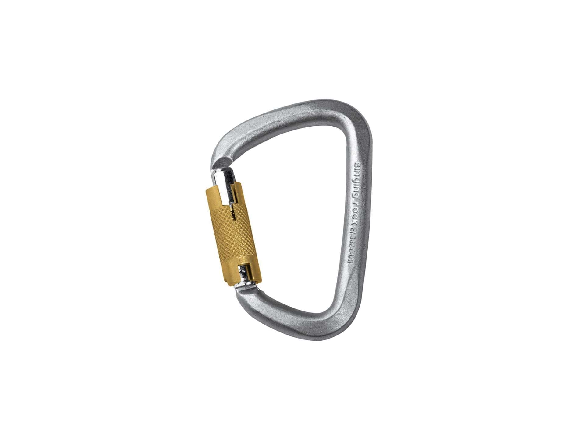 Singing Rock Steel Triple Lock Carabiner - Happy Biner