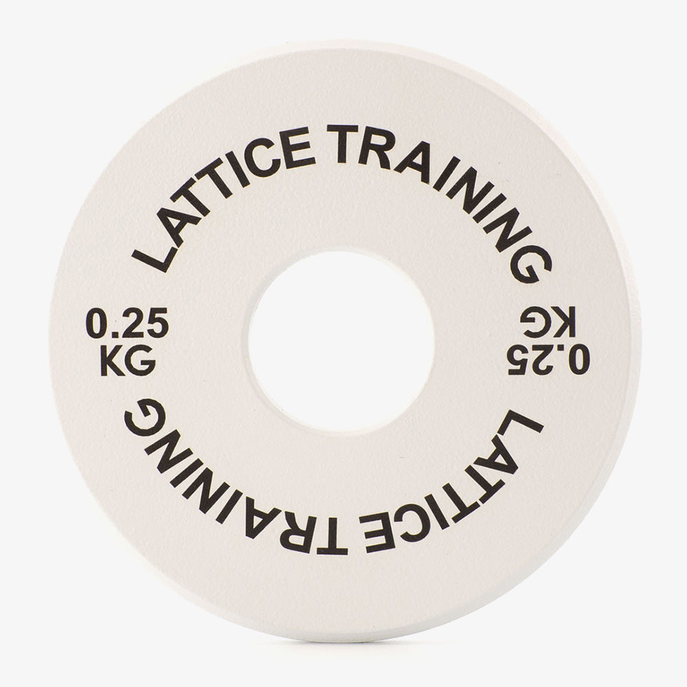 Lattice Training Fractional Weight Plates