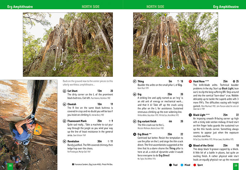 Simon Carter's Frog Buttress Guidebook