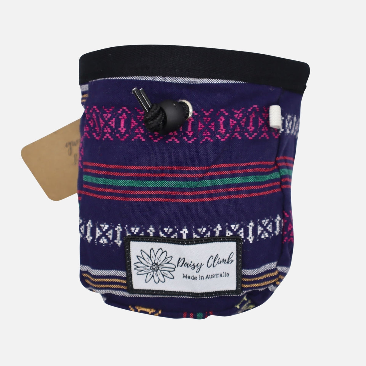 Daisy Climb Chalk Bag - Purple Geometry