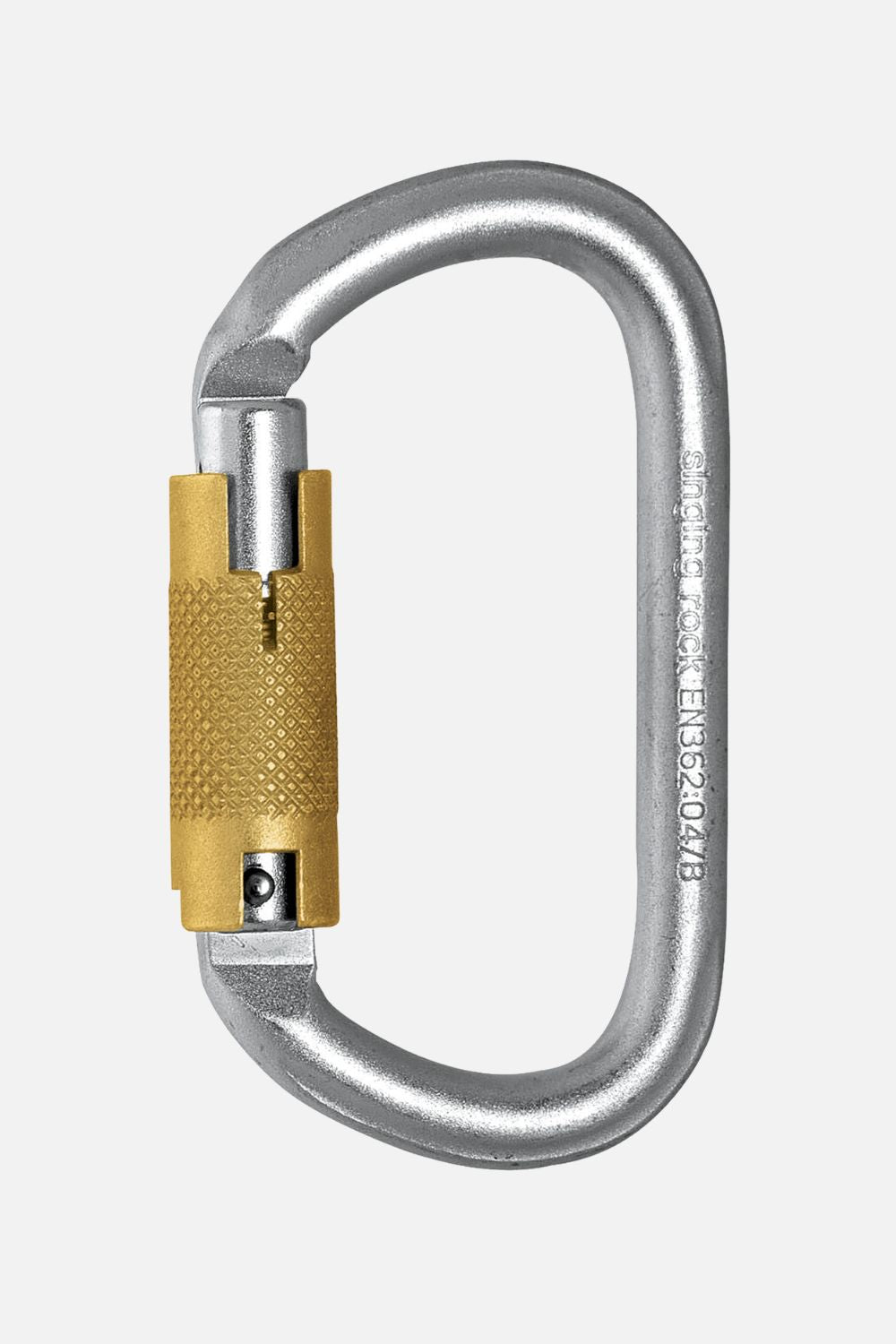 Singing Rock Steel Oval Triple Carabiner
